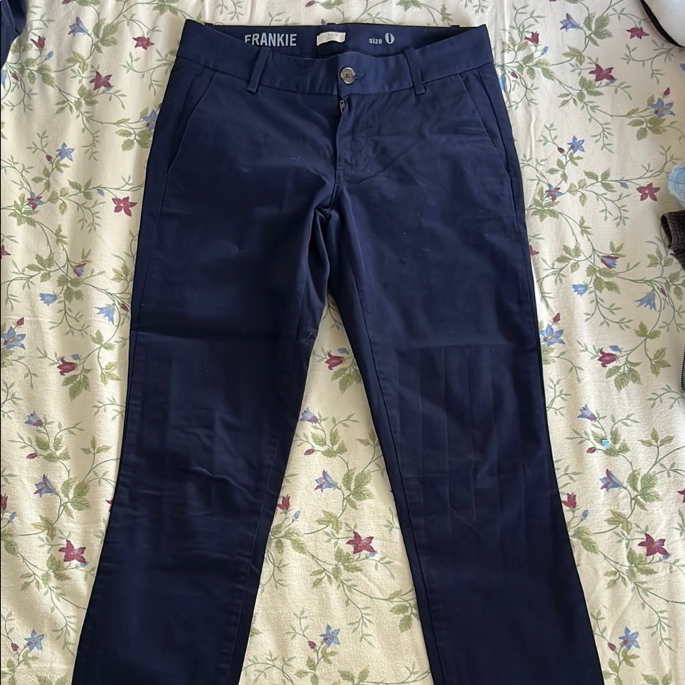 Frankie Navy Blue Chinos